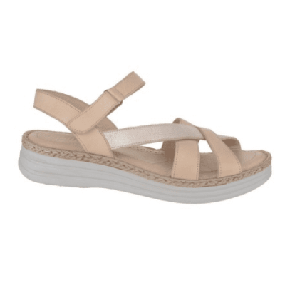  Сандалии  Shoiberg 495-25-03-04_6 Бежевый